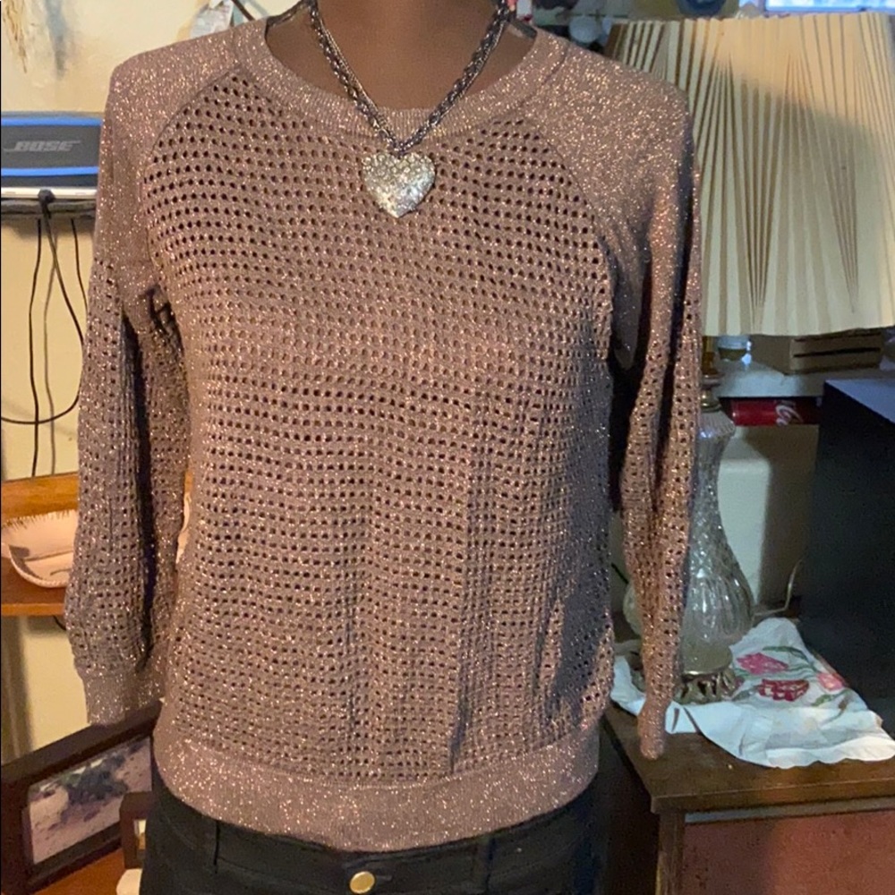 Express raglan style sweater, 3/4 sleeves SZ MED